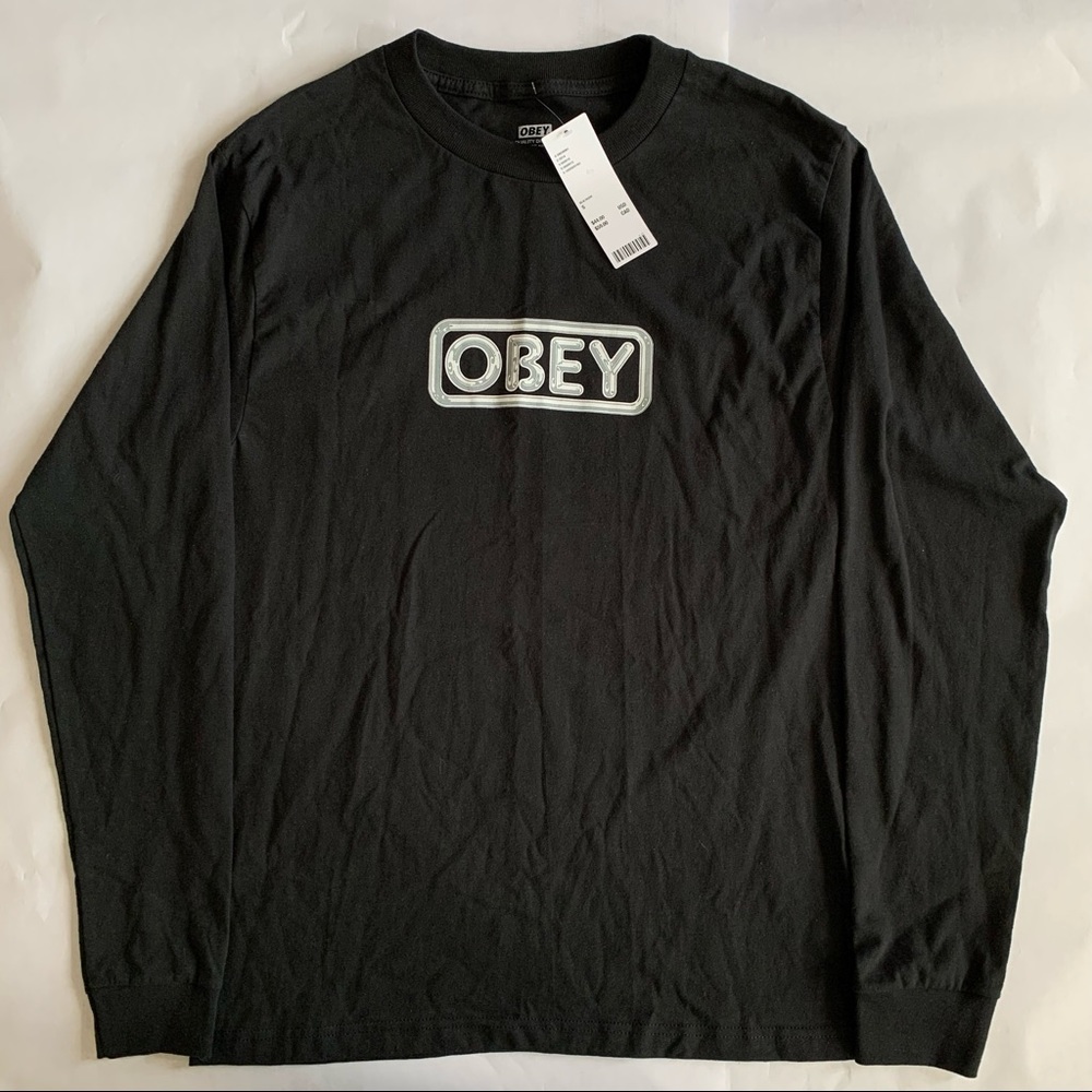 OBEY Chrome Icon Long Sleeve Tee